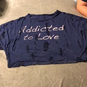 Off shoulder type shirt